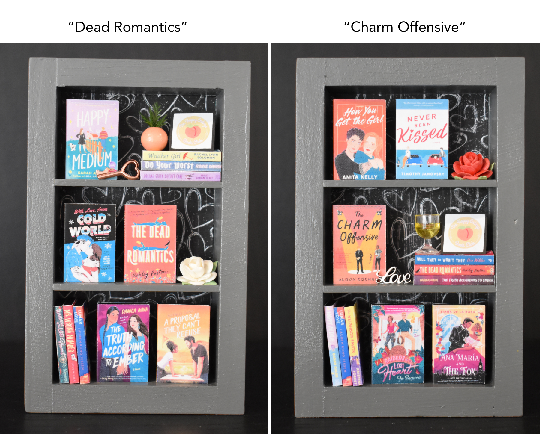 Happy Endings Book Club Tiny Shelf