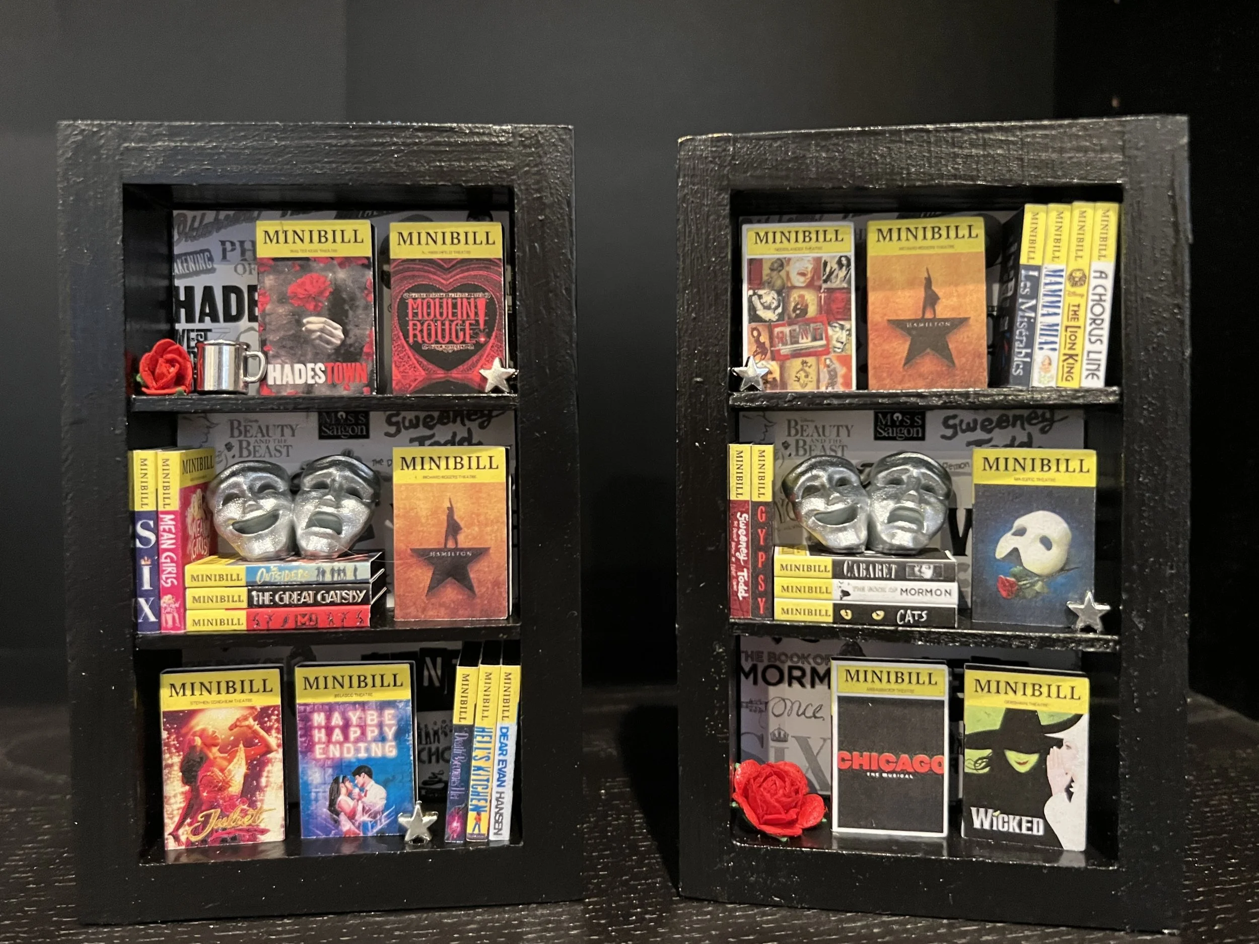 Broadway Musical Minibill Tiny Shelf