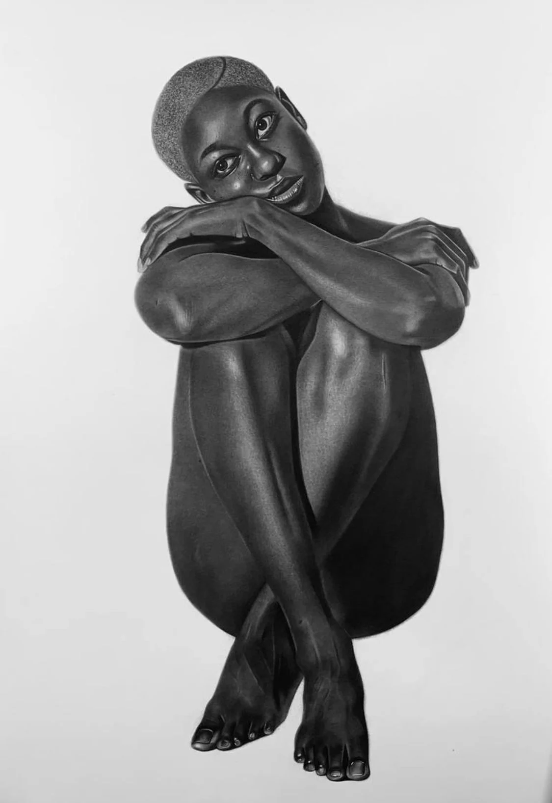 Lynda Charles
Self-reflection #4
2022
Charcoal and graphite on paper
116 x 106.7 x 0.3cm