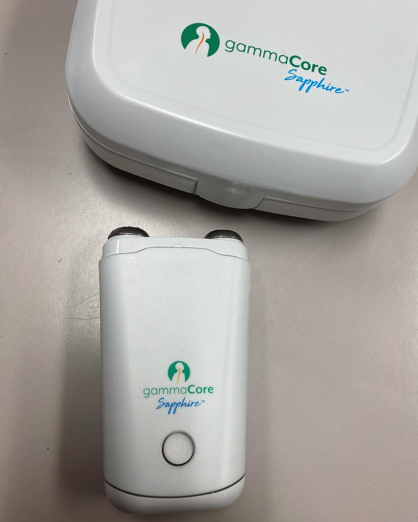 What is a gammaCore? 
 
Unlike an implanted vagus nerve stimulator or other migraine and cluster headache treatments, the gammaCoreTM non-invasive vagus nerve stimulator activates the vagus nerve with gentle electrical stimulation through the skin vi