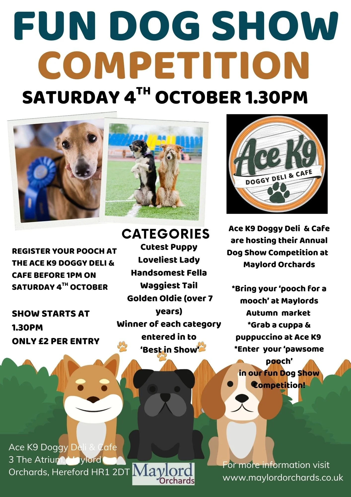 Maylord Orchards & Ace K9 Fun Dog Show Competition
