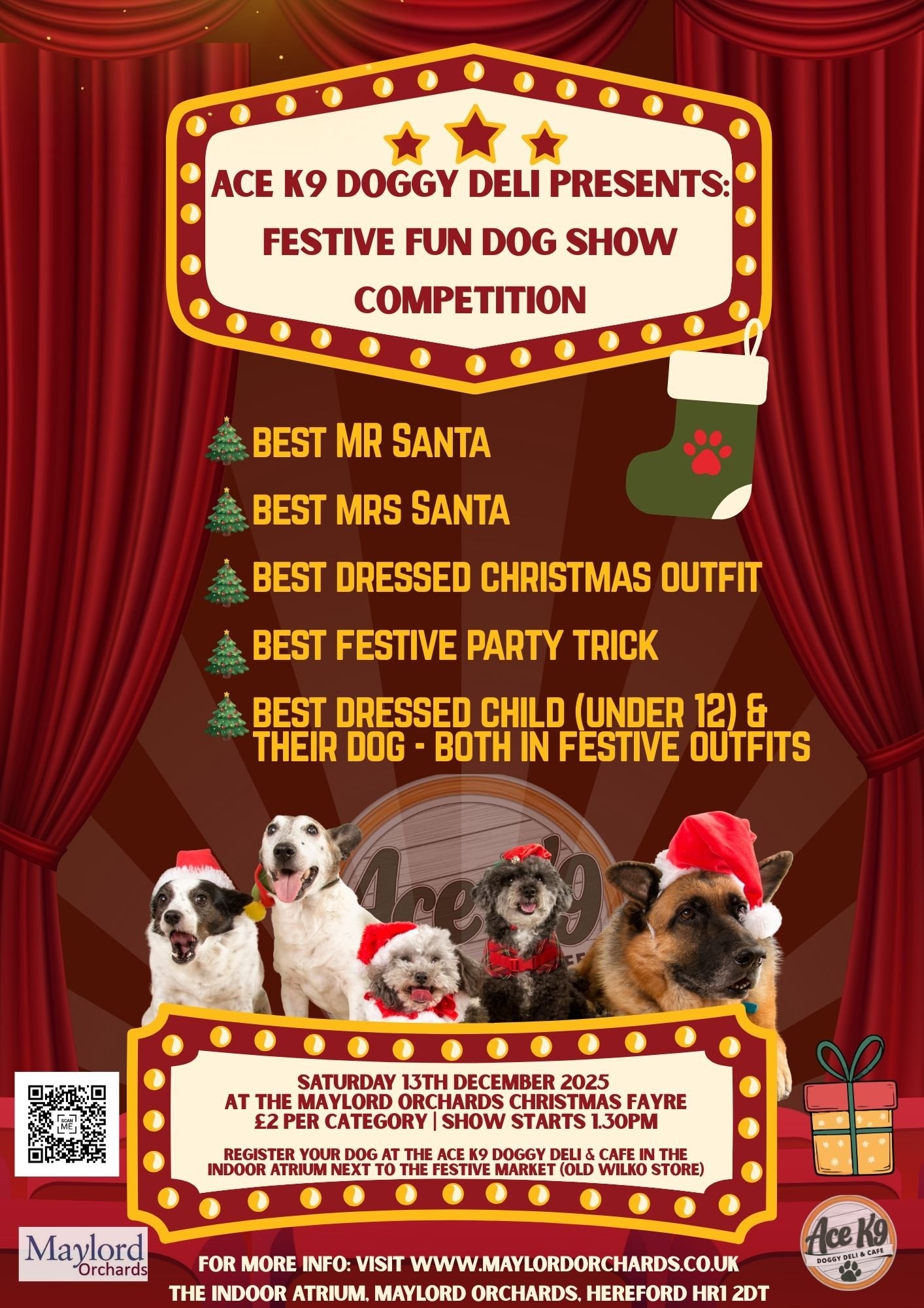Maylord Orchards Hereford- Festive Fun Dog Show Competition with Ace K9 Doggy Deli & Cafe