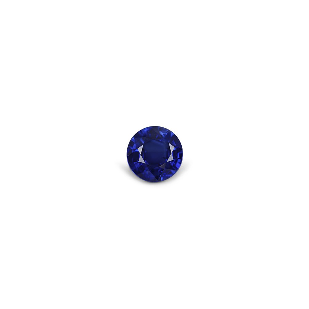 #14087B Round Blue Sapphire 2.02ct