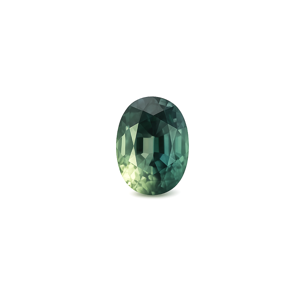#15964 Oval Teal Sapphire 1.75ct