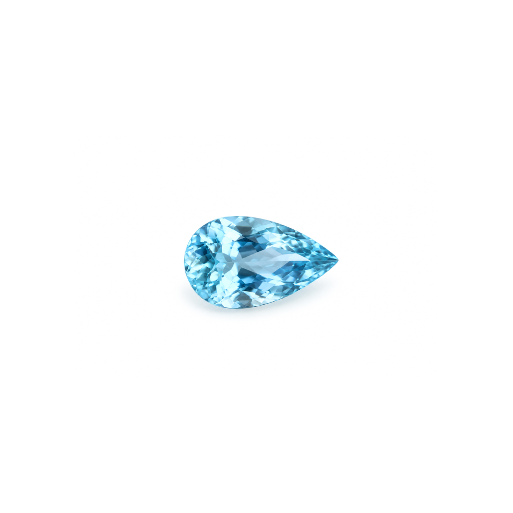 #16798 Pear Shape Aquamarine 4.23cts