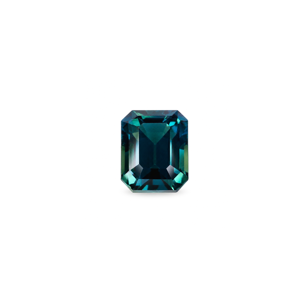 #15386 E/C Blue Green (Teal) Australian Sapphire GIA 3.17cts