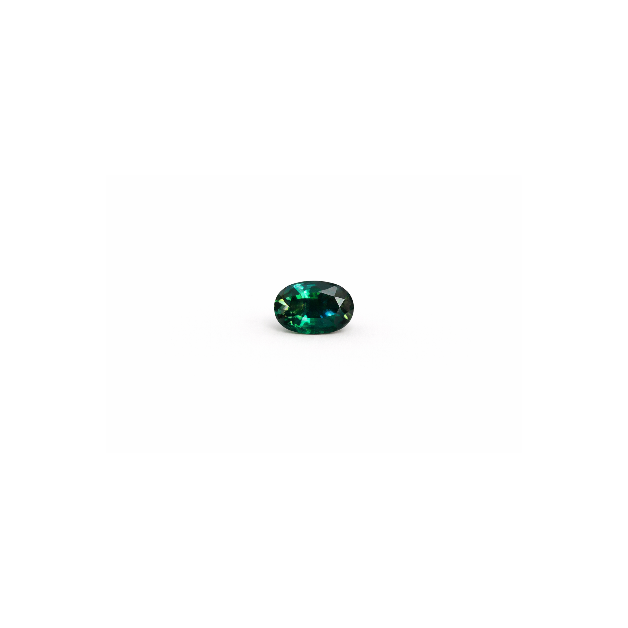 #14424 Oval Blue Green (Teal) Sapphire 0.79ct