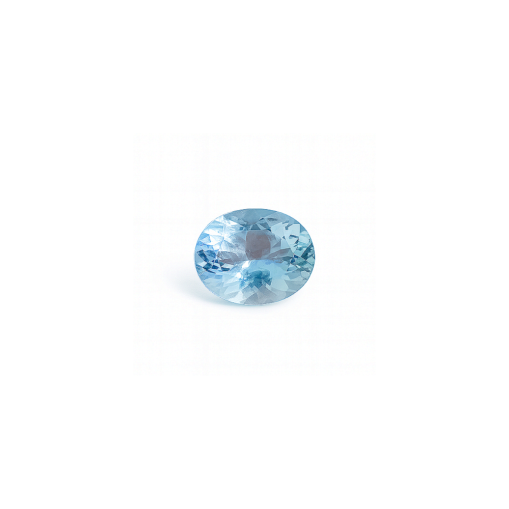 #15219 Oval Aqua 3.97ct