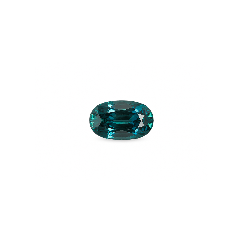 #14091 Oval Blue Green (Teal) Sapphire 1.98ct
