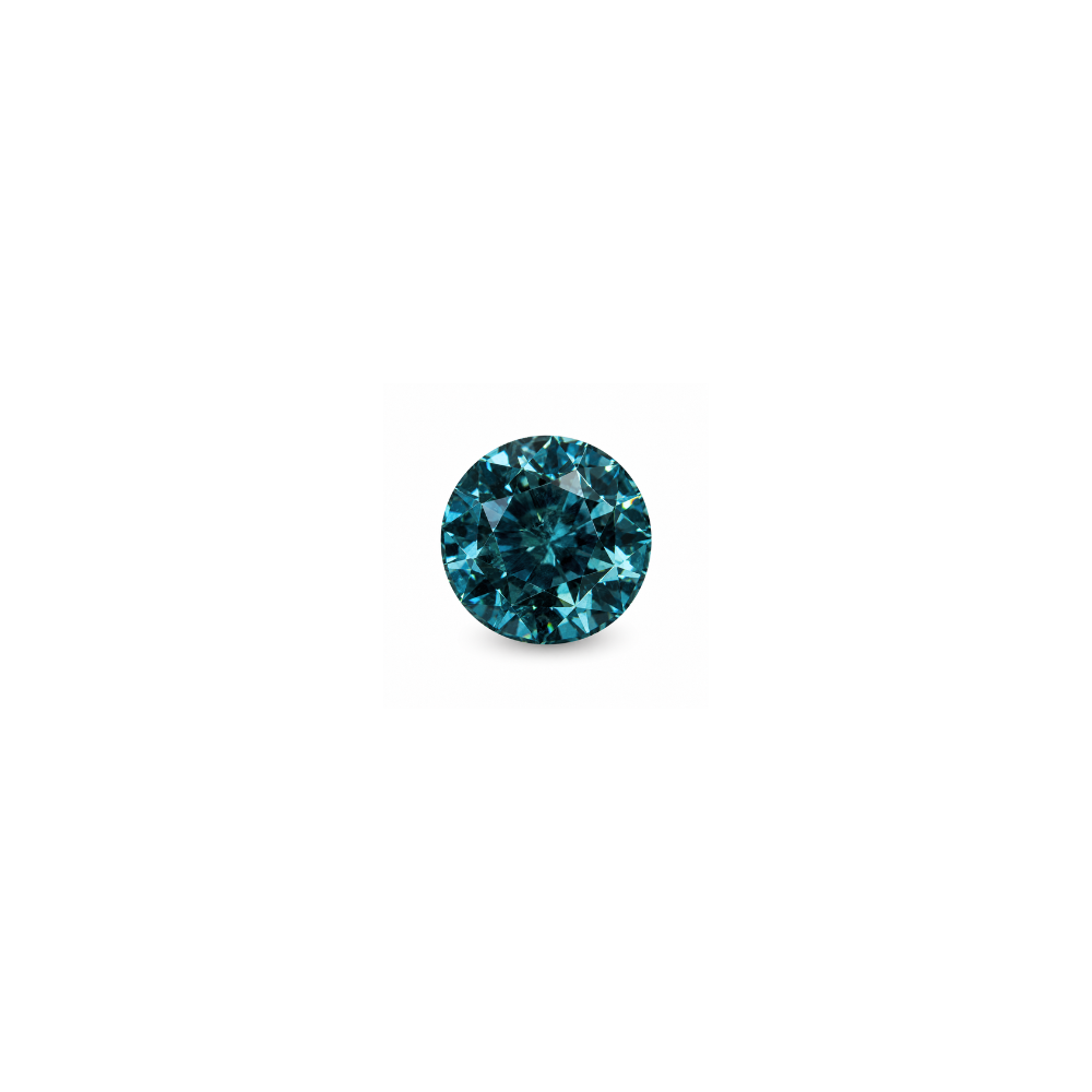 #16215 Round Teal (Blue-Green) Sapphire 2.01cts