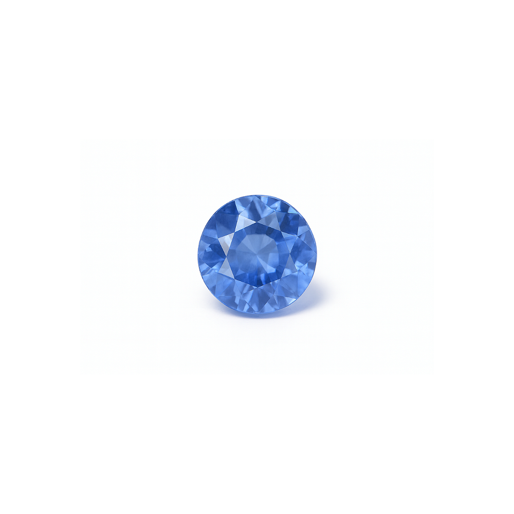 #14883 Round Light Blue Sapphire 5mm 0.50cts
