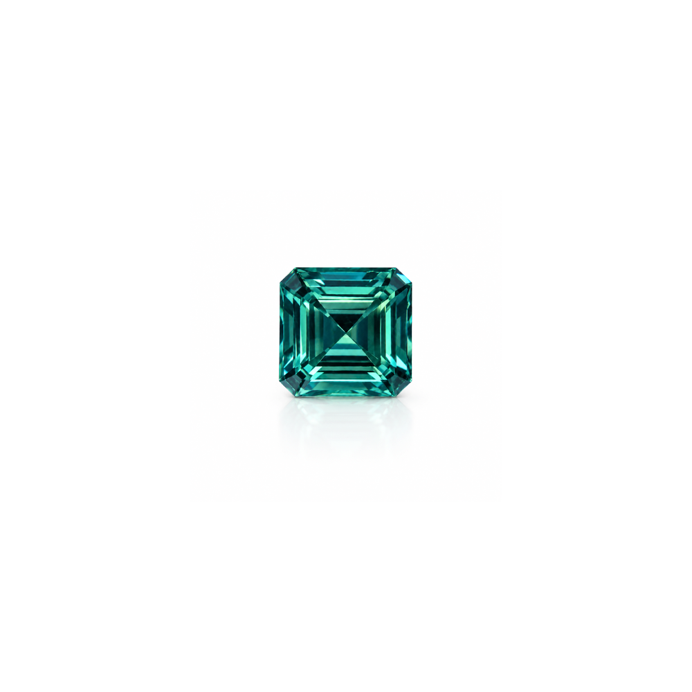 #15750 E/C Teal (Blue-Green) Sapphire 2cts GIA