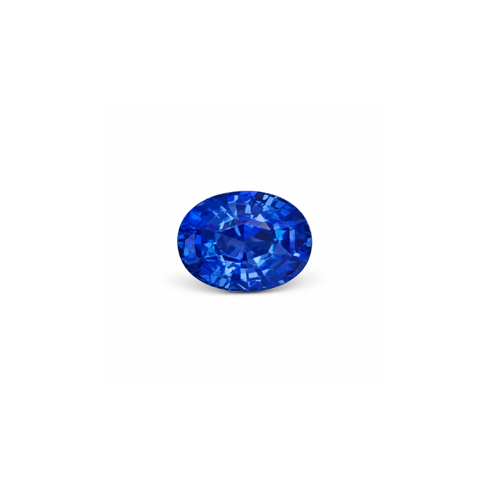 #15370B Oval Sapphire 3.13ct GIA
