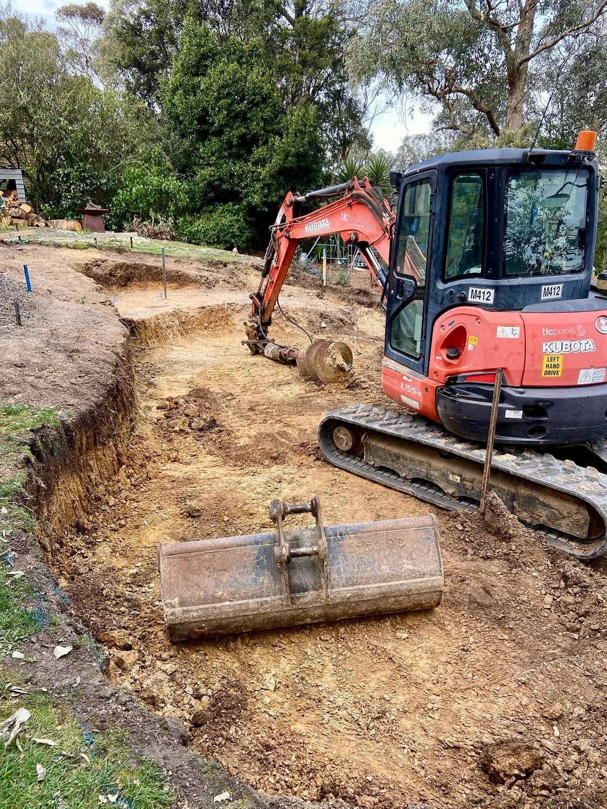 Breaking ground on something special&hellip; a freeform pool paired with a 360-degree negative edge spa. 

The kind of project that makes us just as excited as our clients.

.
#warrandyte #freeformpool #melbournepools #poolbuilders