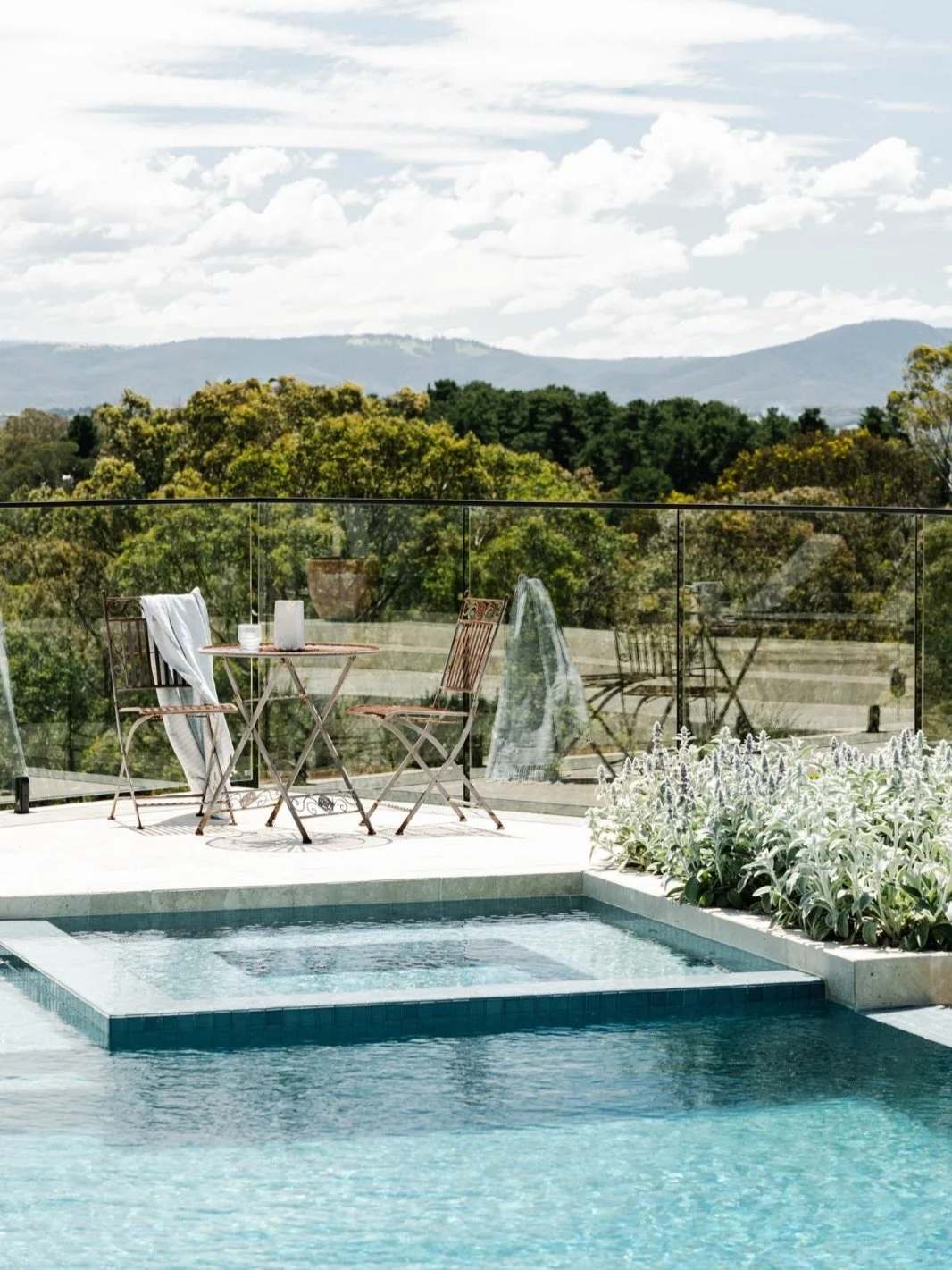 Some pools are designed to stand out. Others are designed to settle into the landscape. This one in Kangaroo Ground does the latter beautifully.

The client selected a grey-green mosaic tile with a natural, understated tone and it&rsquo;s the way thi