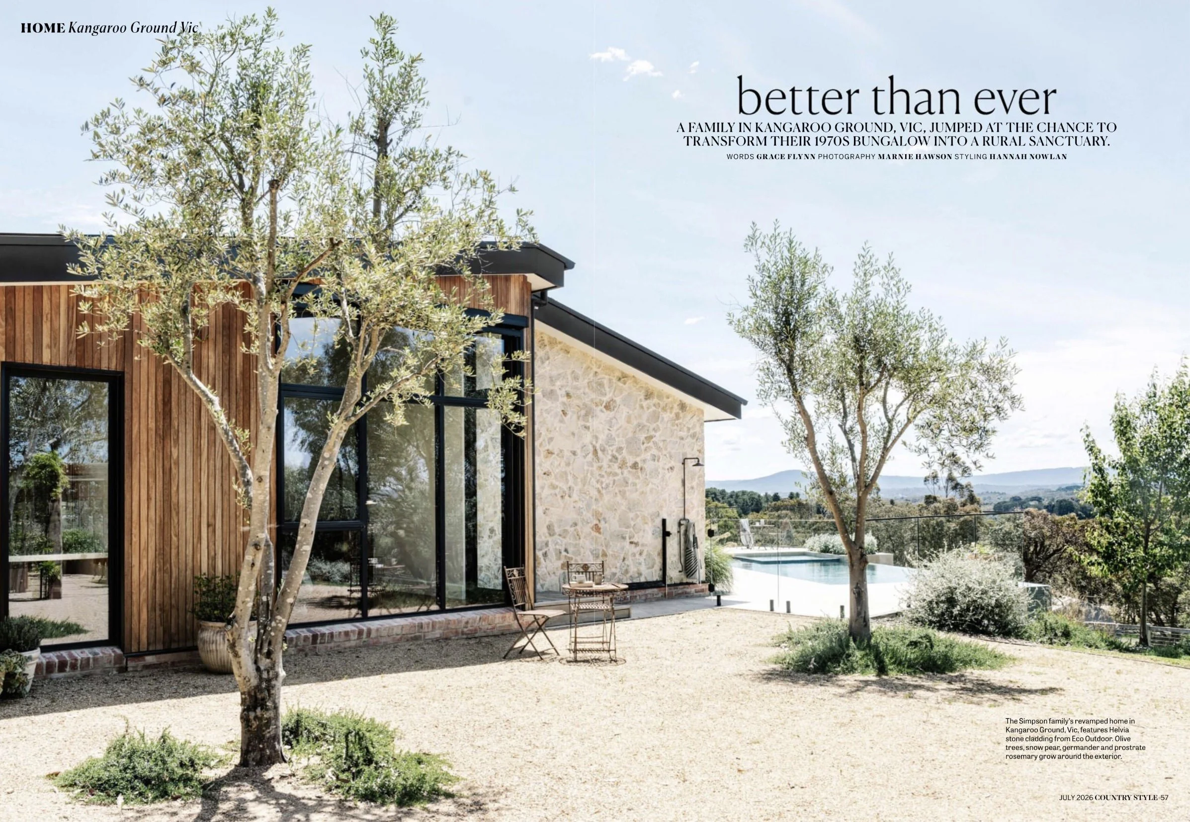 Kangaroo Ground Project by TLC Pools in Country Style Magazine