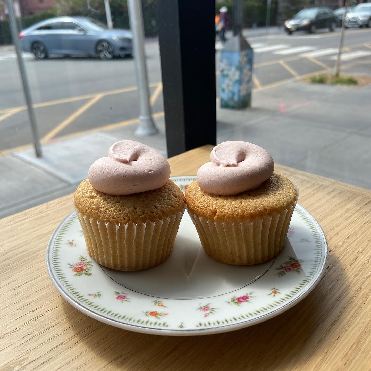 Honey Raspberry cupcakes are back for a limited time! Stop by and pick one up while you can. 😋🍯
