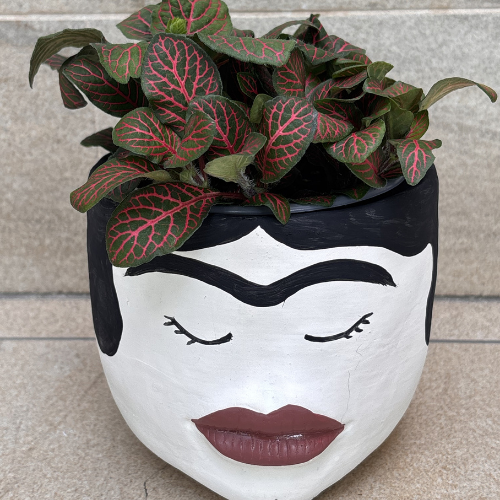 DIY Frida Planter @ El Mero Mero