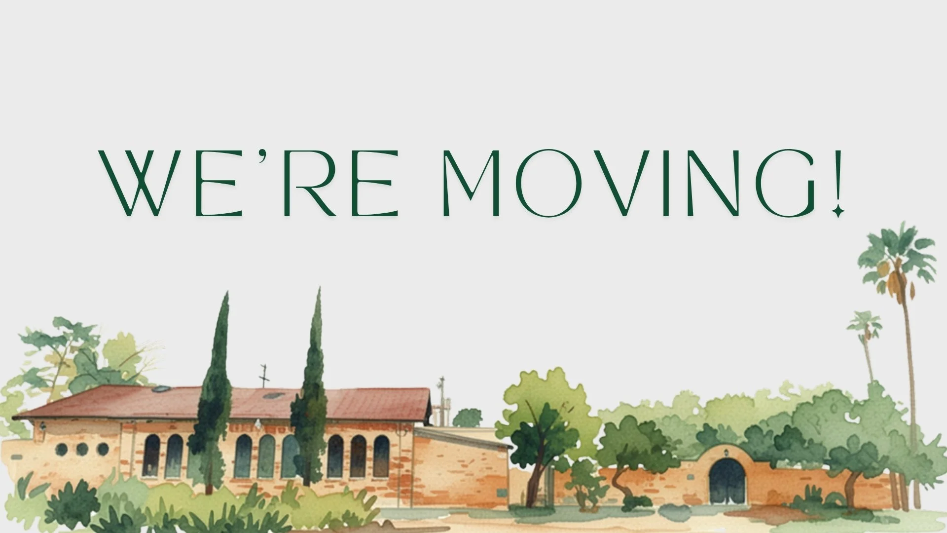 We're Moving