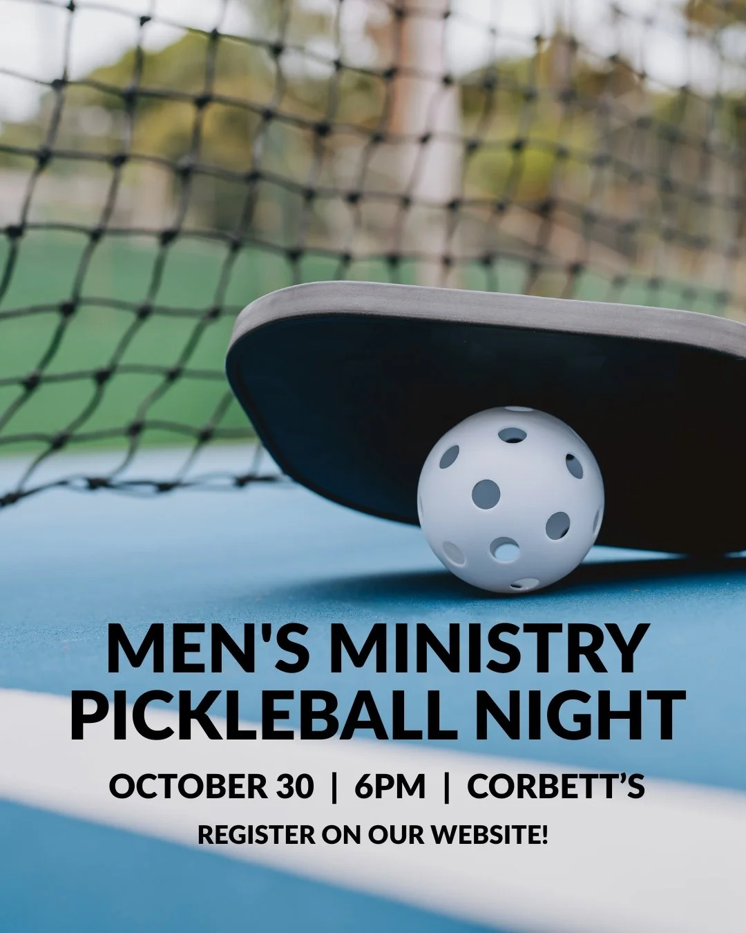 Men’s Ministry Pickleball Night