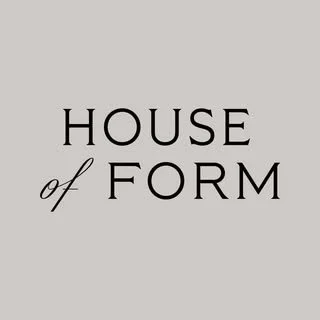 Text reading 'House of Form' on a light gray background.
