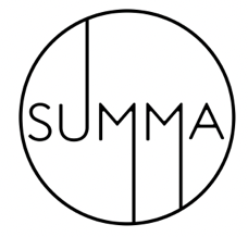 A circular logo with the word 'SUMMA' split vertically in half.