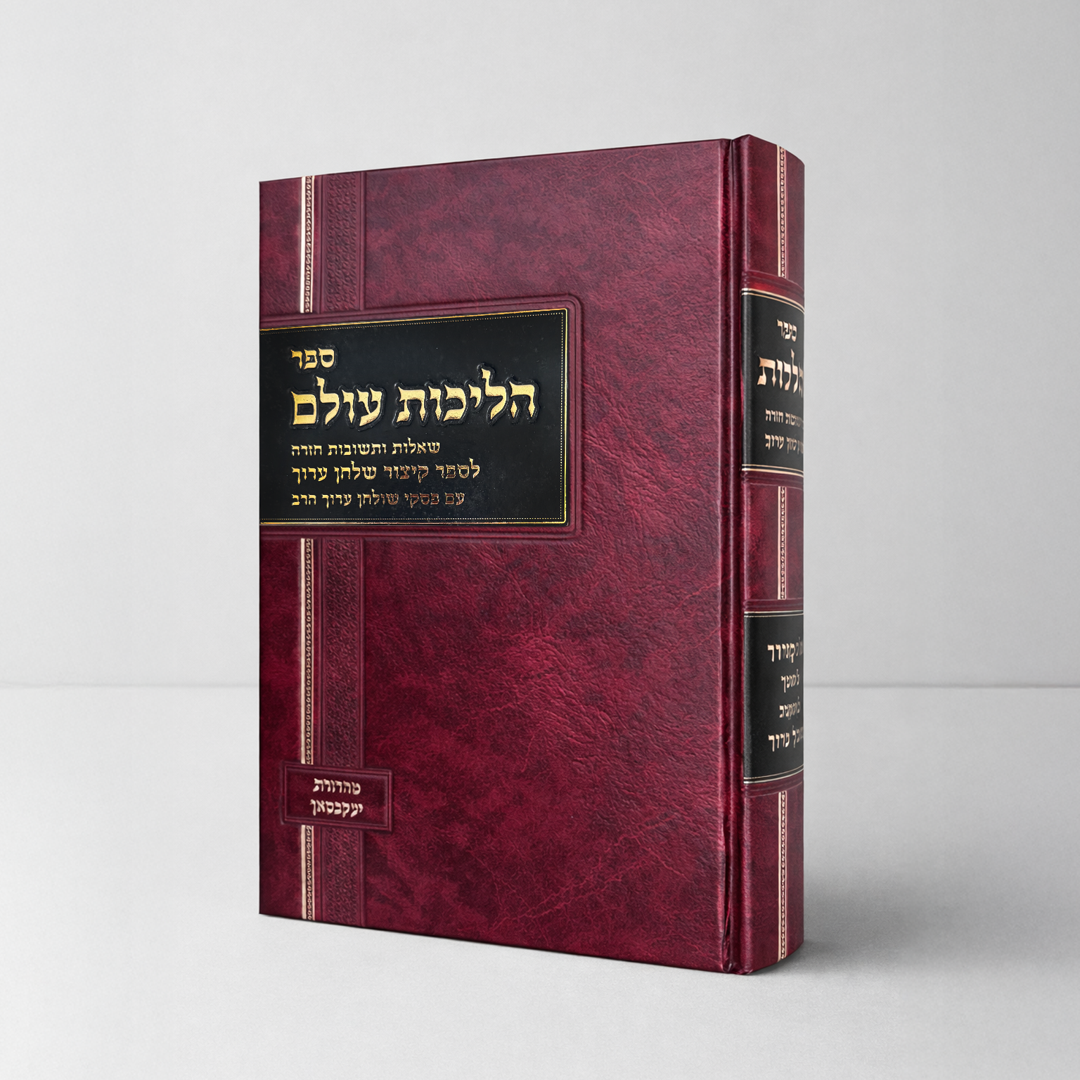 ספר הליכות עולם - שאלות ותשובות על ספר קיצור שולחן ערוך עם פסקי שולחן ערוך הרב Sefer Halichot Olam