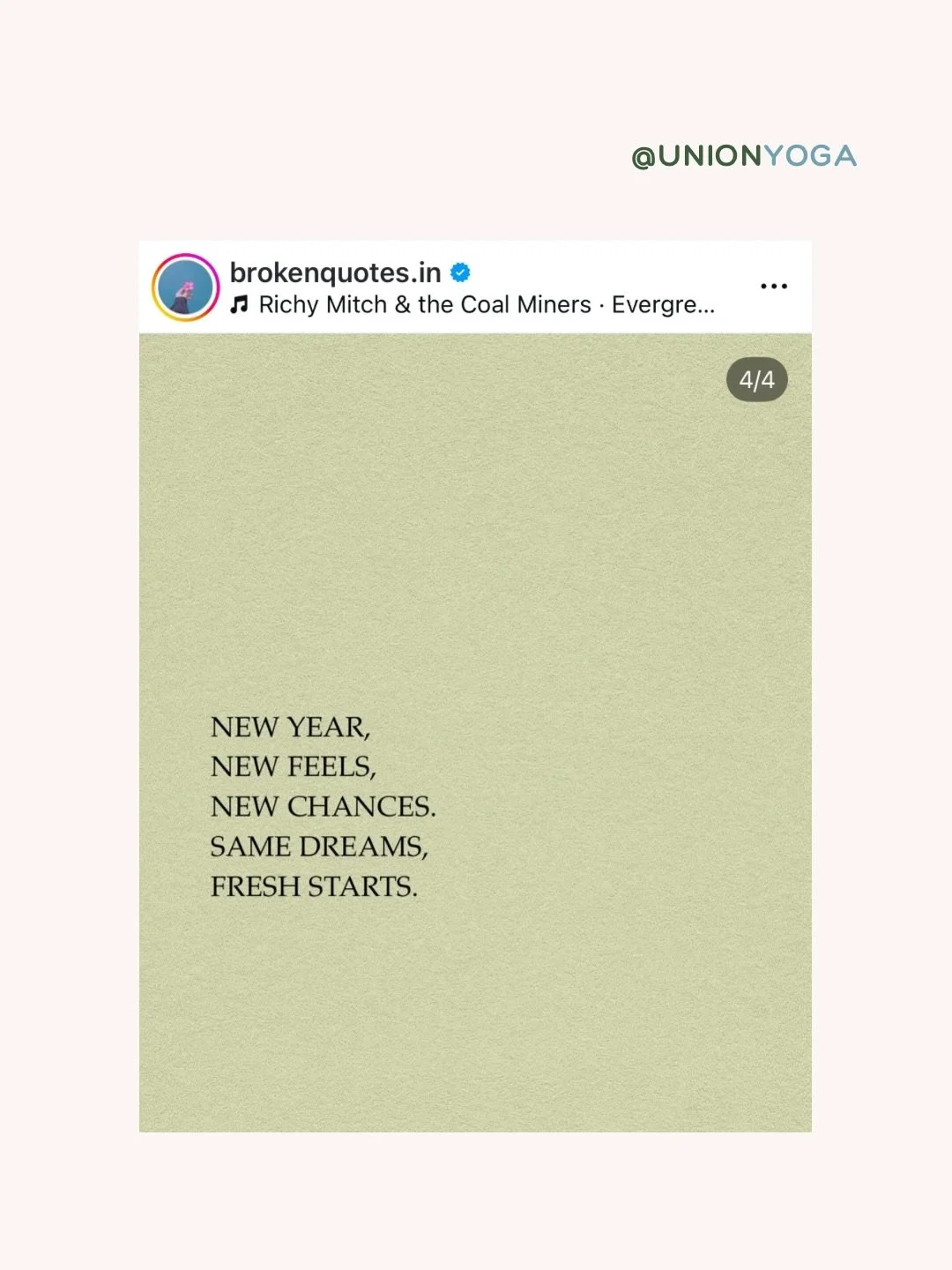 New year, fresh start

Thanks for your voices 
@brokenquotes.in, @shai.maxine, @leariellesimone, @realanyamarie, @wetheurban, @adamjk