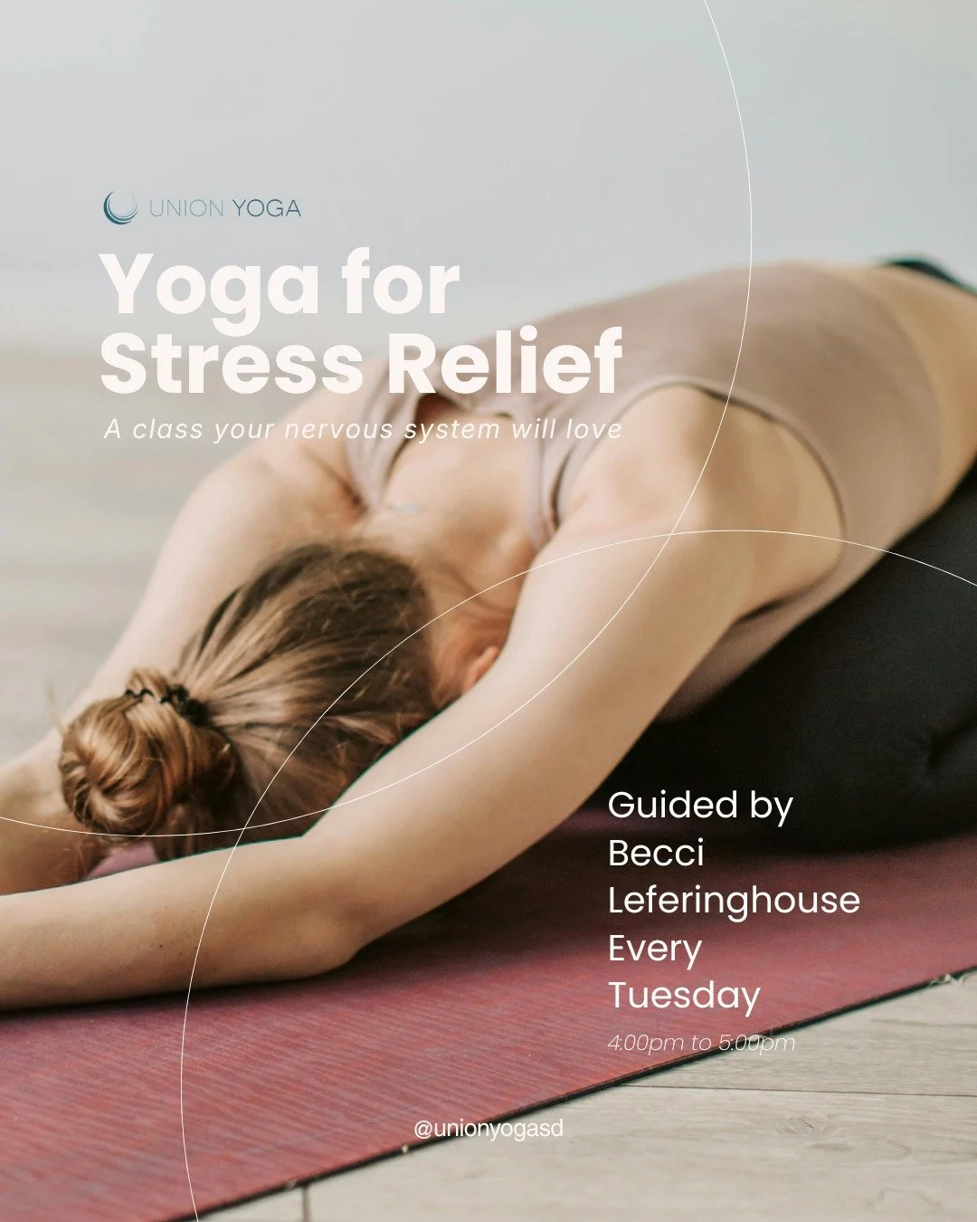 Feeling overwhelmed? This is your sign to slow down 🤍

Our yoga classes are designed to help you release tension, quiet your mind, and reconnect with your breath. Whether you&rsquo;re carrying stress from work, life, or just the day-to-day. Union Yo