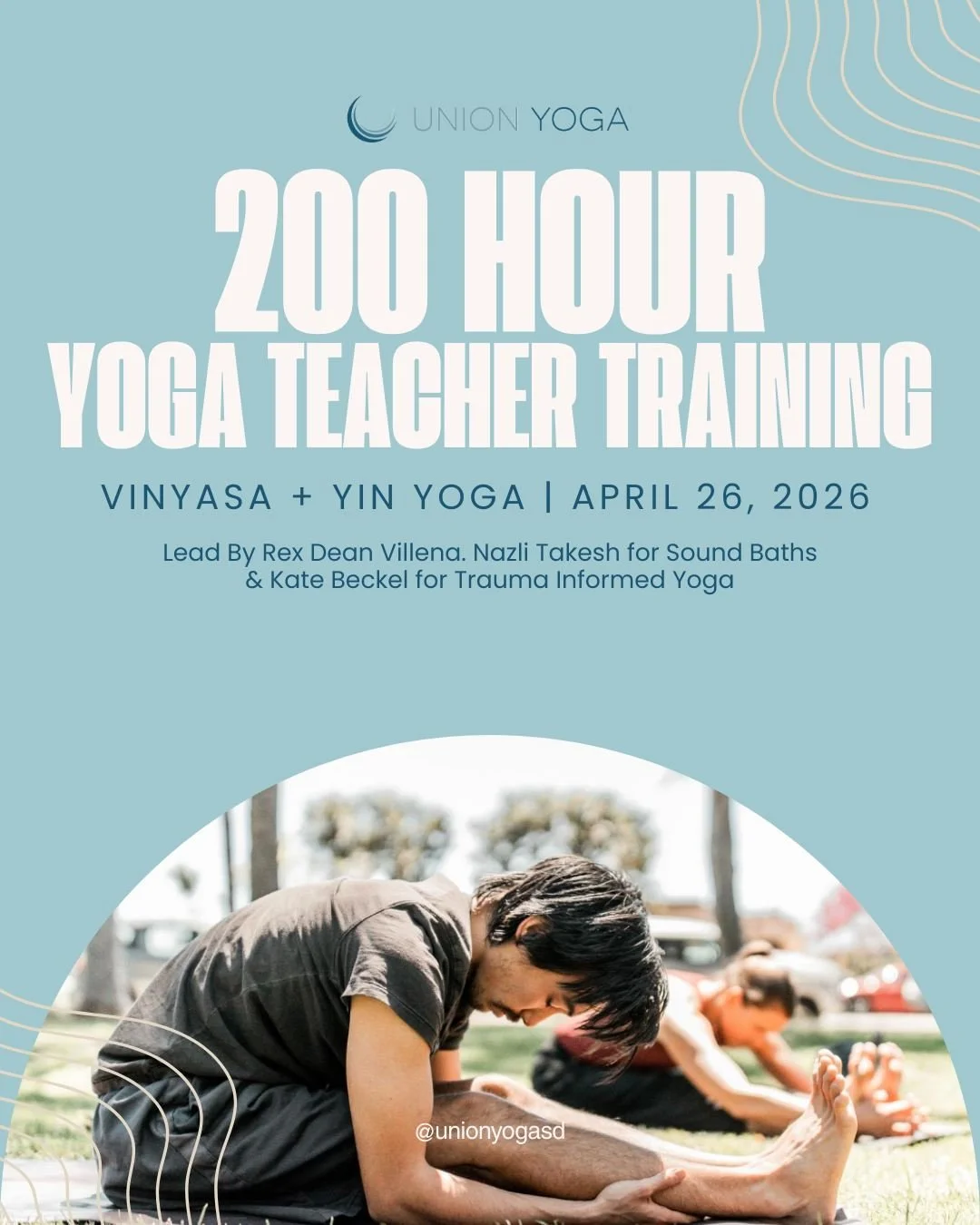 Our Yoga Teacher Training program is starting next month and we want you in it!

YTT isn't just about learning to teach. It's about understanding yourself on a deeper level, building a community that lifts you up, and walking away with tools that gen