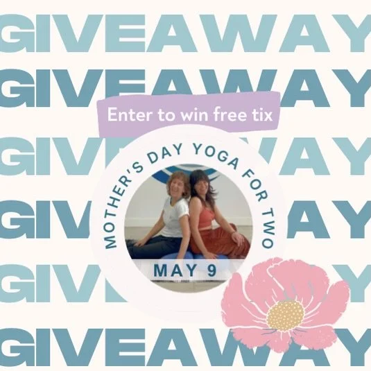 📣 Giveaway time: Let&rsquo;s celebrate Mother&rsquo;s Day early by giving away a FREE set of tickets for Yoga for Two this Saturday, May 9 at 11AM. Bring your plus one to a fun and relaxing yoga flow with music savasana by @annelaflores and fresh fr