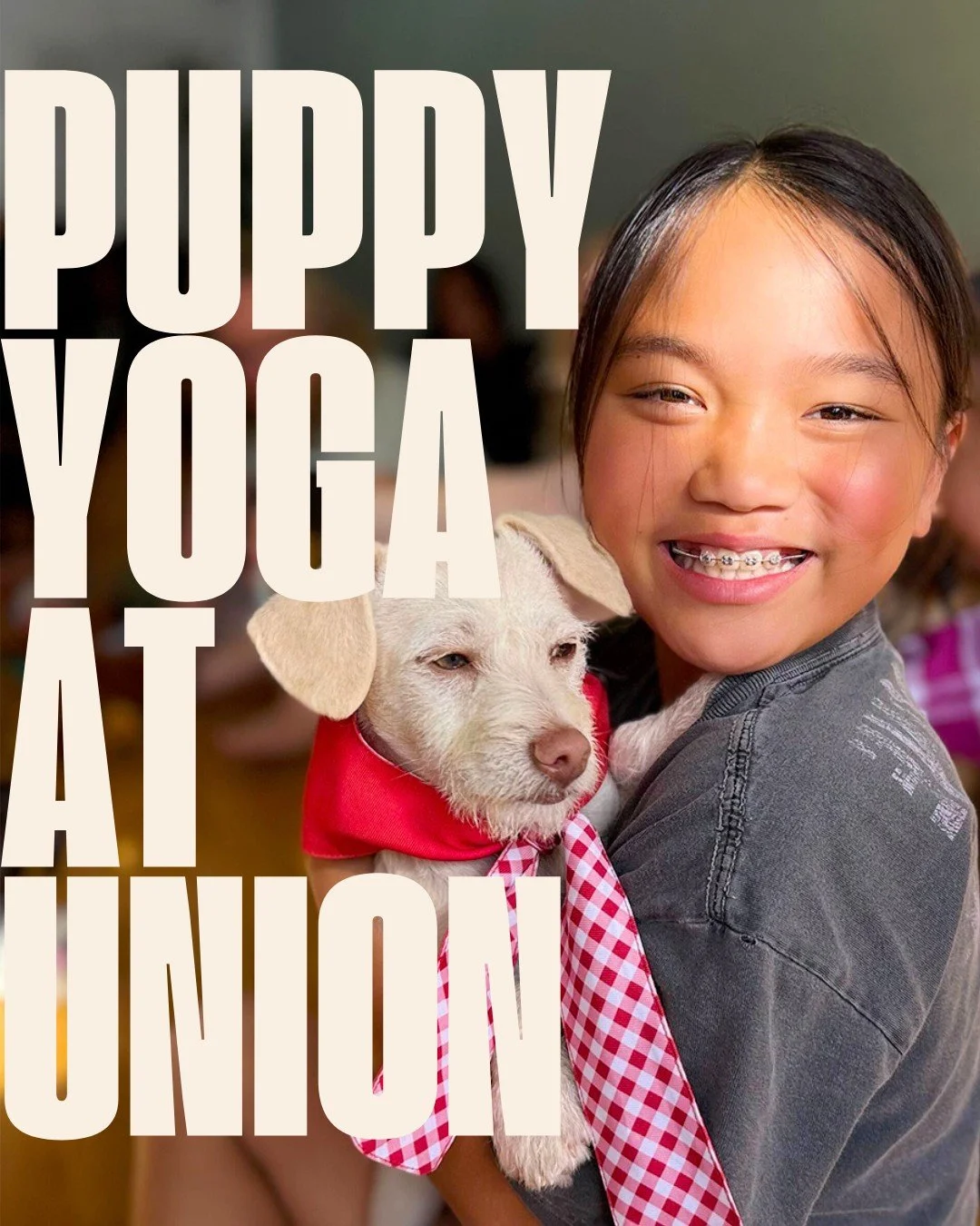 Your reminder that puppy yoga is almost here 🐾

Flow with us. Play with the pups. Support our friends at @dulcevidarescue as they give abandoned and abused dogs a second chance at love 🐶🧘&zwj;♂️

$45 each or 2 for $80 | Link in bio for tickets 🎟️