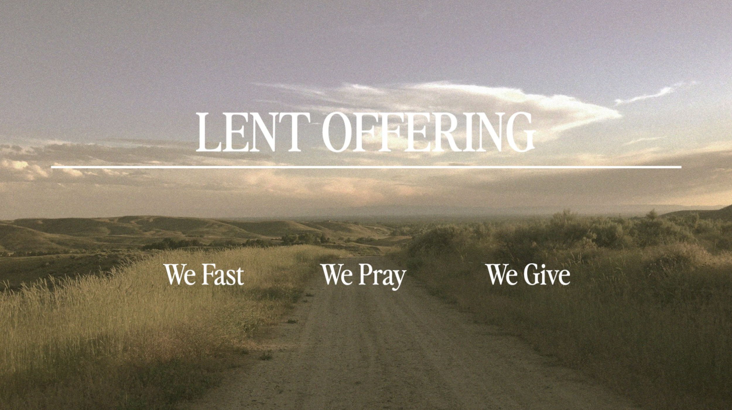 Lent 2025: Our Unknown Neighbors