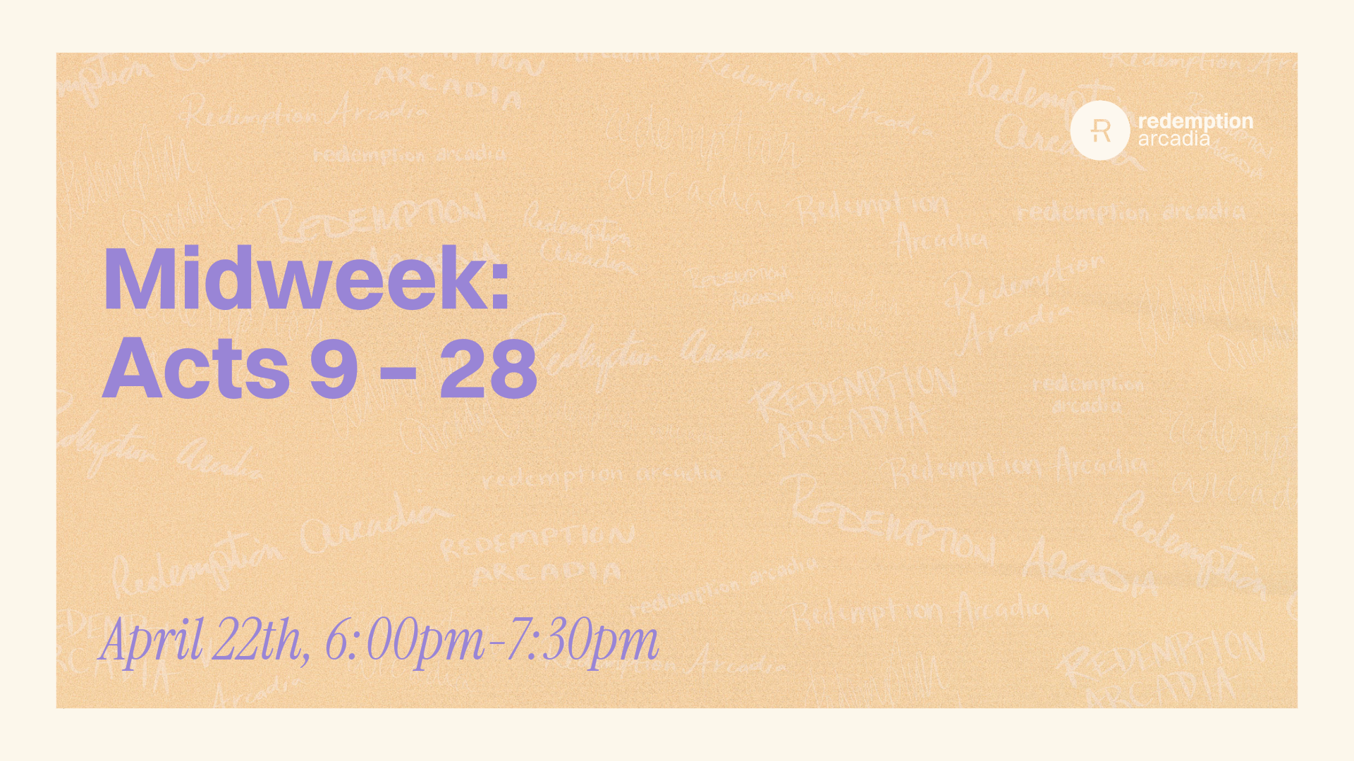 Midweek: Acts 9 – 28 