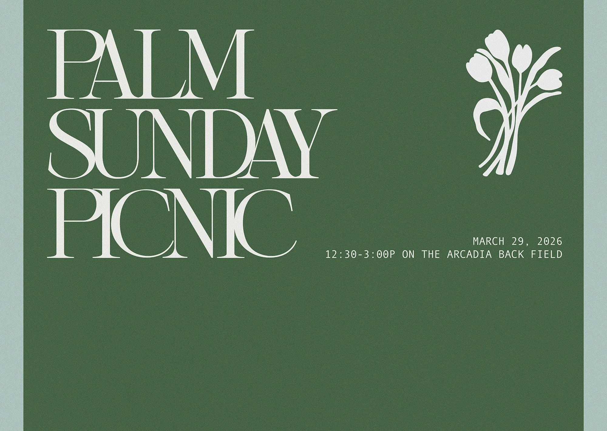 Palm Sunday Picnic