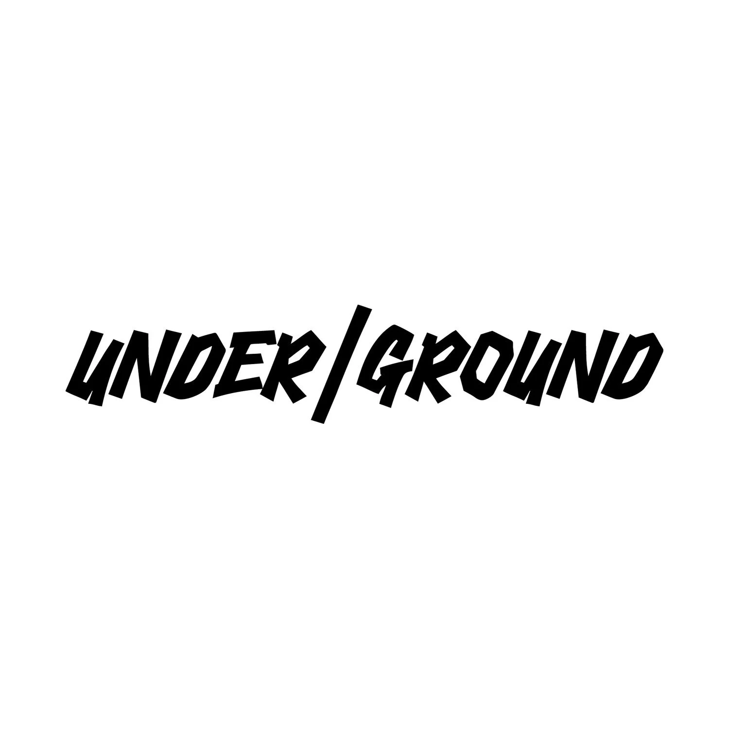 UNDER/GROUND exhibition logo, Bishop Museum
