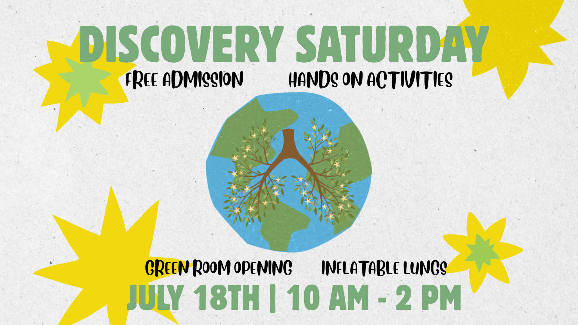 July Discovery Saturday