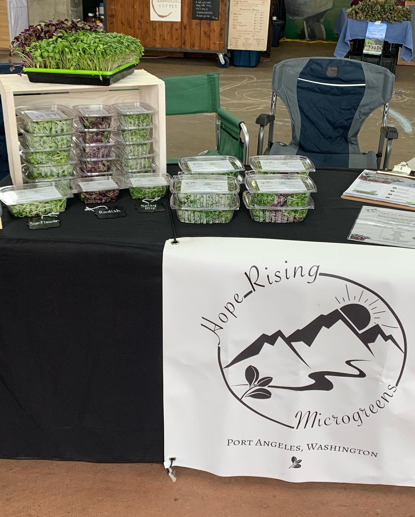 Come on down to the @portangelesfarmersmarket today from 10-2!! Try a free sample!! 🌱🌱🌱