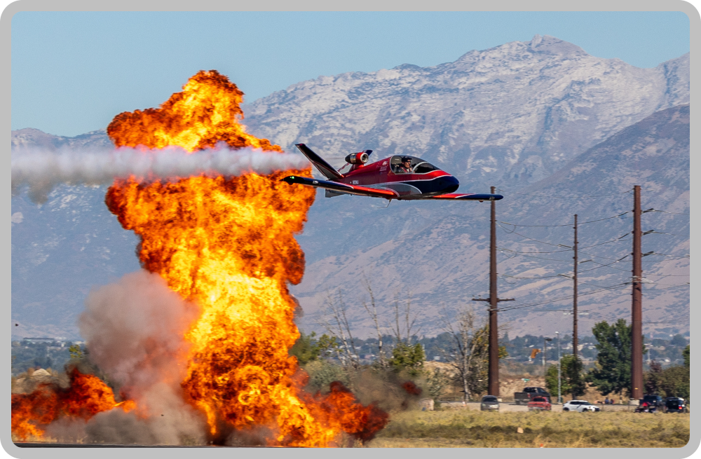 Wings and Wheels Airshow Booth