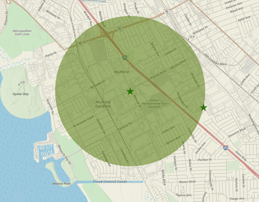 Delivery Areas