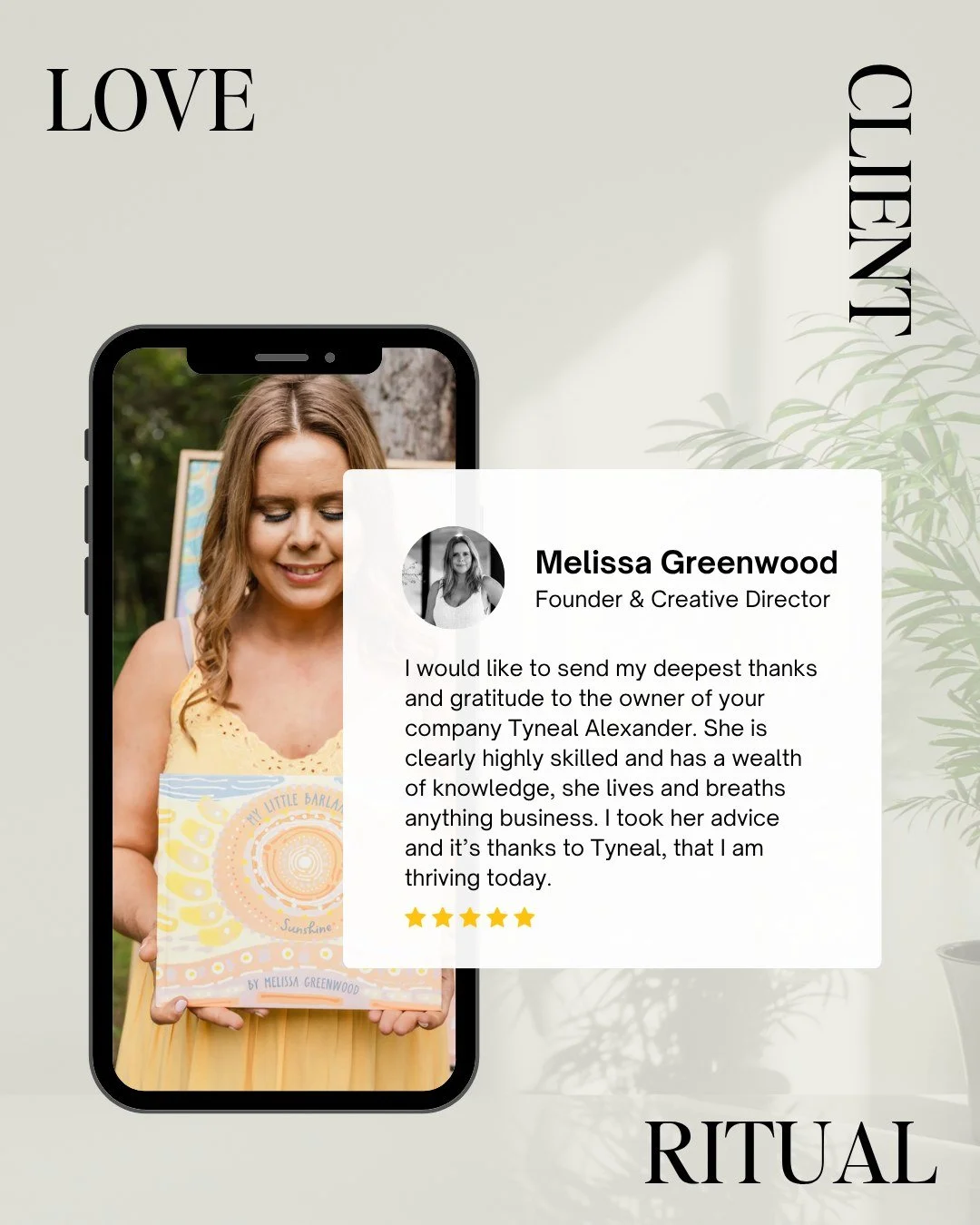 I learned more in one session with Tyneal than in a six-month business course.&rdquo; &mdash; Melissa, @miimiandjiinda 

It&rsquo;s one thing to build a business.
It&rsquo;s another to feel clear about where it&rsquo;s heading.

If you want to start 