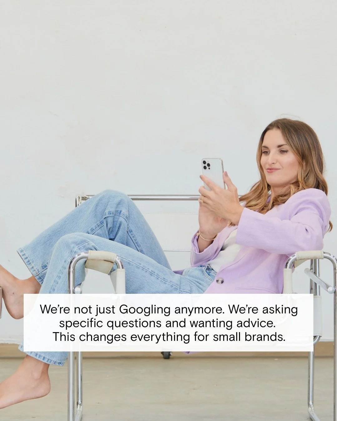 We&rsquo;re not just searching anymore, we&rsquo;re asking specific questions and wanting advice. 

And AI tools are answering by pulling from everywhere we show up. 

After working with founders and brands for 15+ years, here&rsquo;s the good news: 