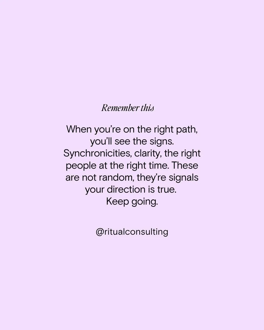 When you are aligned, life often affirms it in gentle, unmistakable ways. What feels like chance is often confirmation. 🌿

Pause and reflect: where has life been reflecting back to me lately, and how might I allow myself to trust those signals?

Thi