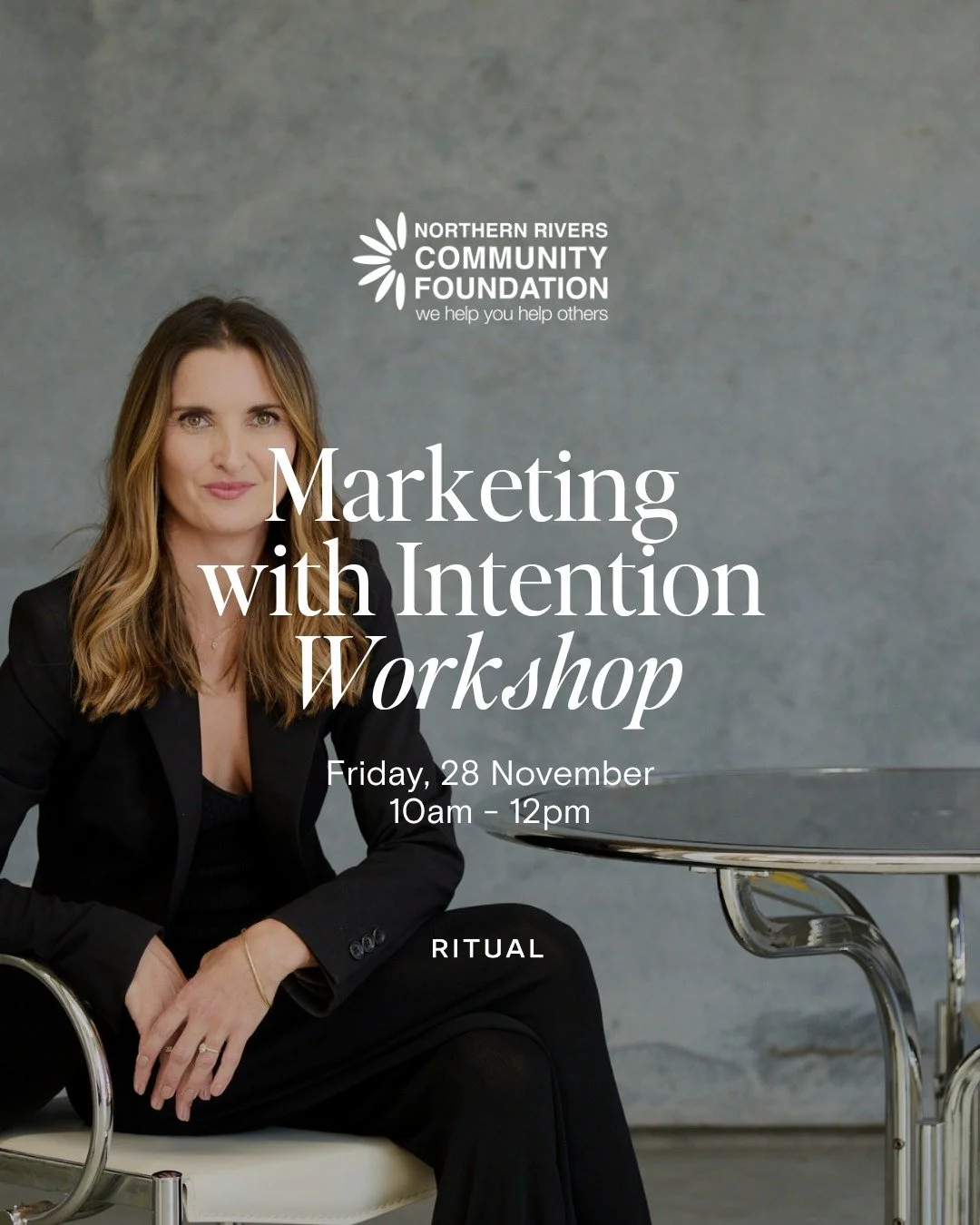 I&rsquo;m excited to be partnering with @Northern Rivers Community Foundation for their first Lunch &amp; Learn workshop: Marketing with Intention.

This one&rsquo;s designed especially for community organisations and small teams who are doing meanin