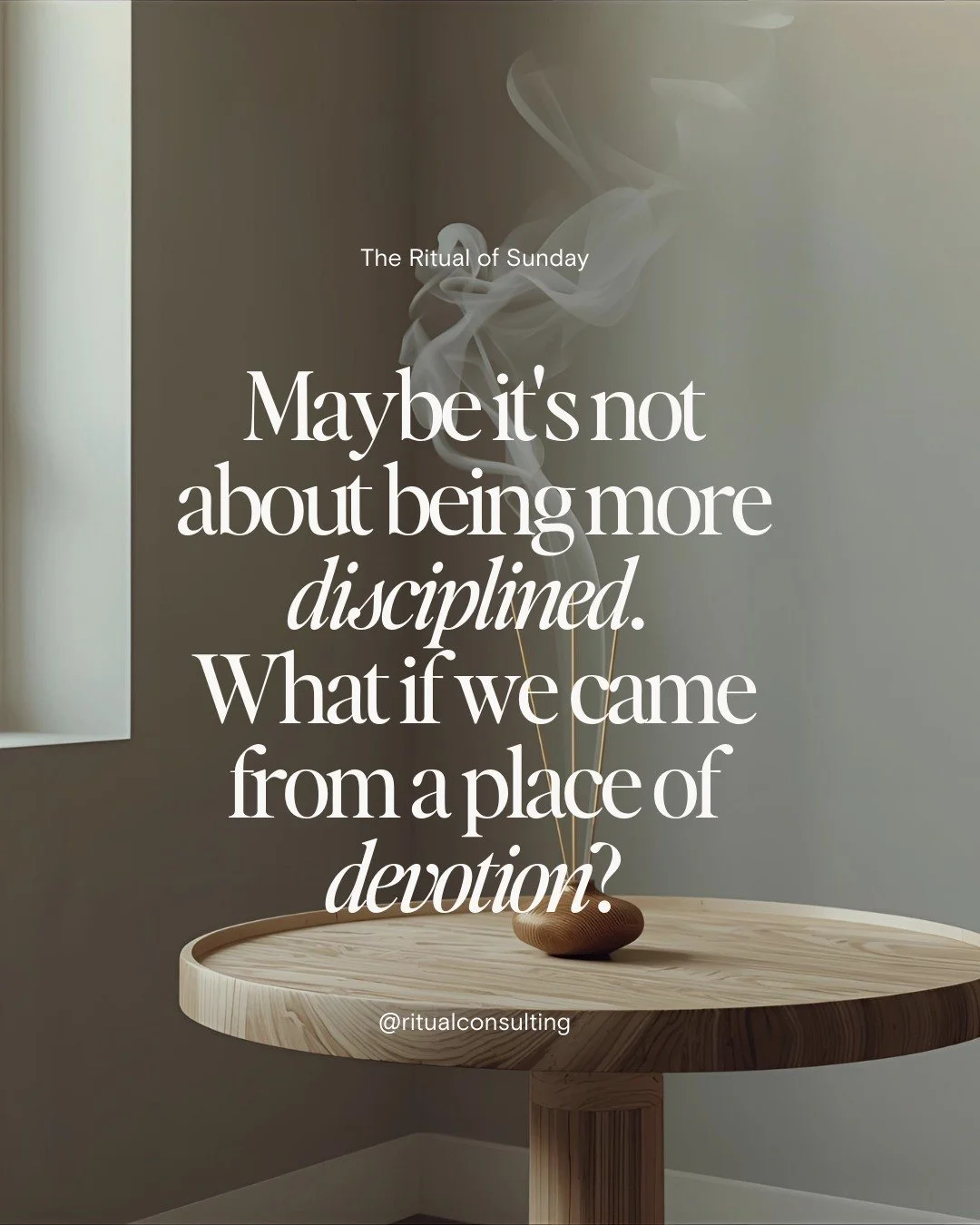 We&rsquo;re so quick to assume we need to push harder. Be stricter. Hold ourselves to impossible standards. But discipline without desire eventually burns out. It becomes another task on the list, another thing you&rsquo;re forcing yourself to do.

D