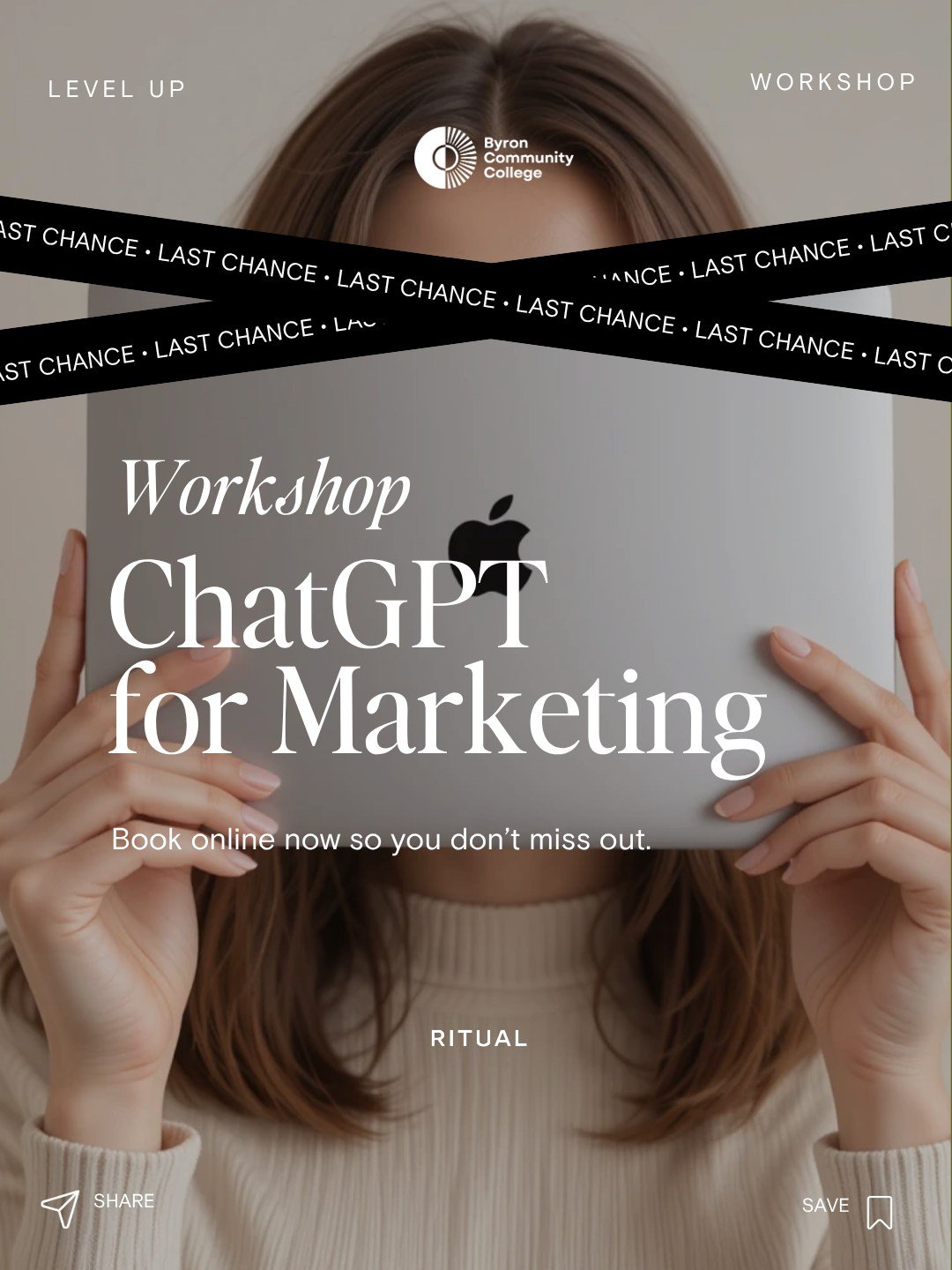 Final call, this is happening Saturday.

If you&rsquo;ve been meaning to learn how to actually use ChatGPT (or Claude) in your marketing&hellip; join me.

We're not talking high level concepts, I'm going to show you practical ways to use it for your 