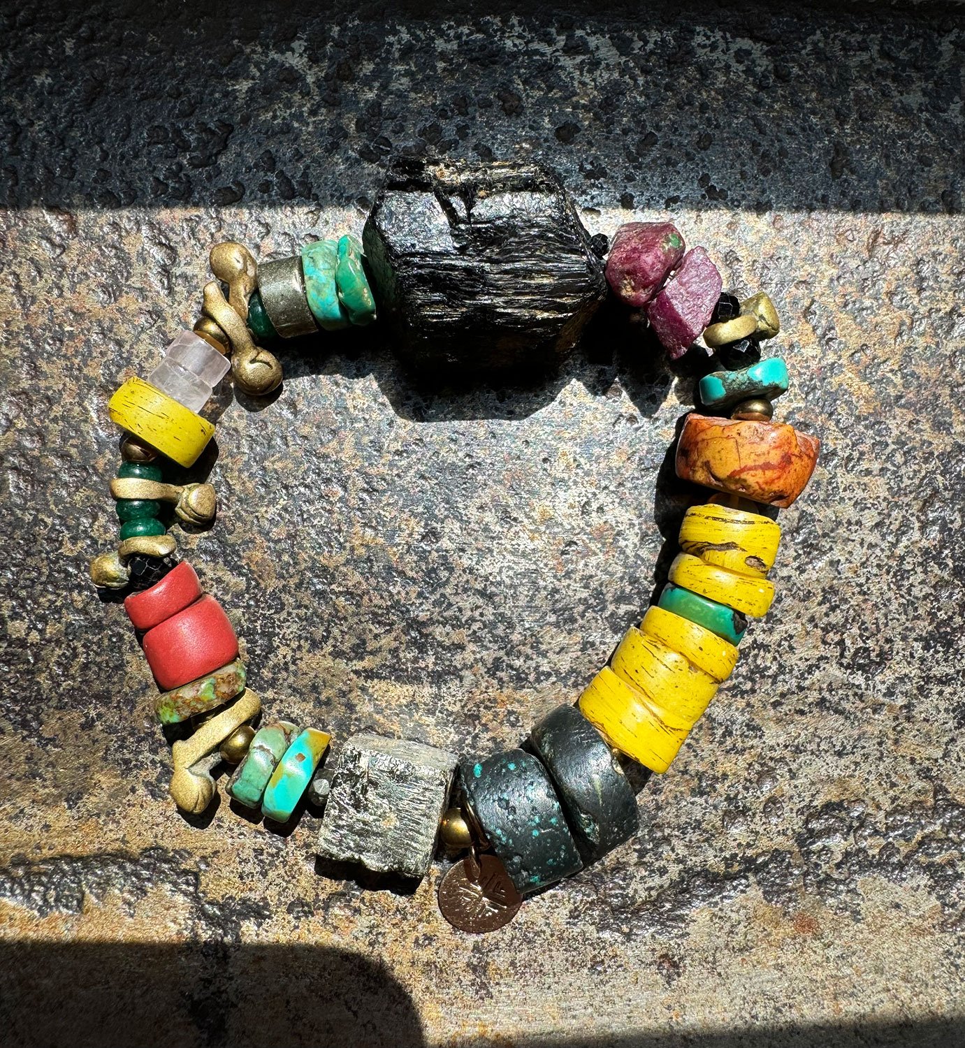 SADE Beaded Bracelet Top Angle View