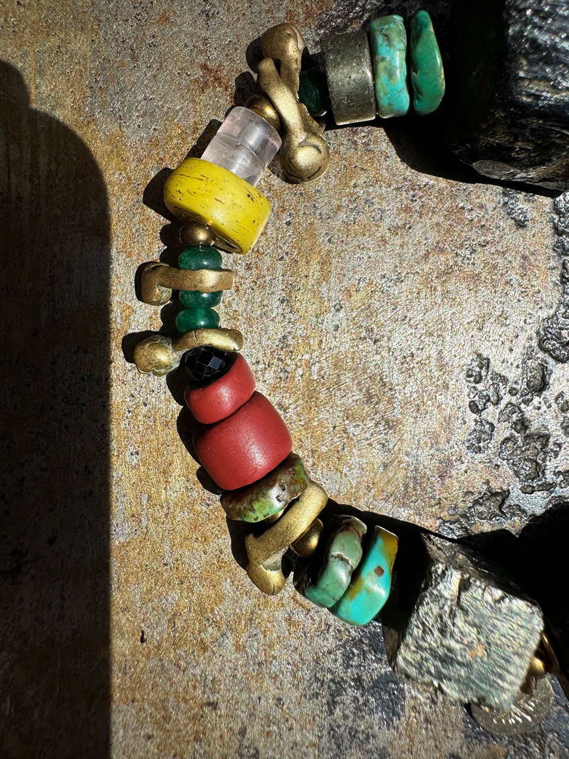 SADE Beaded Bracelet Up Close View
