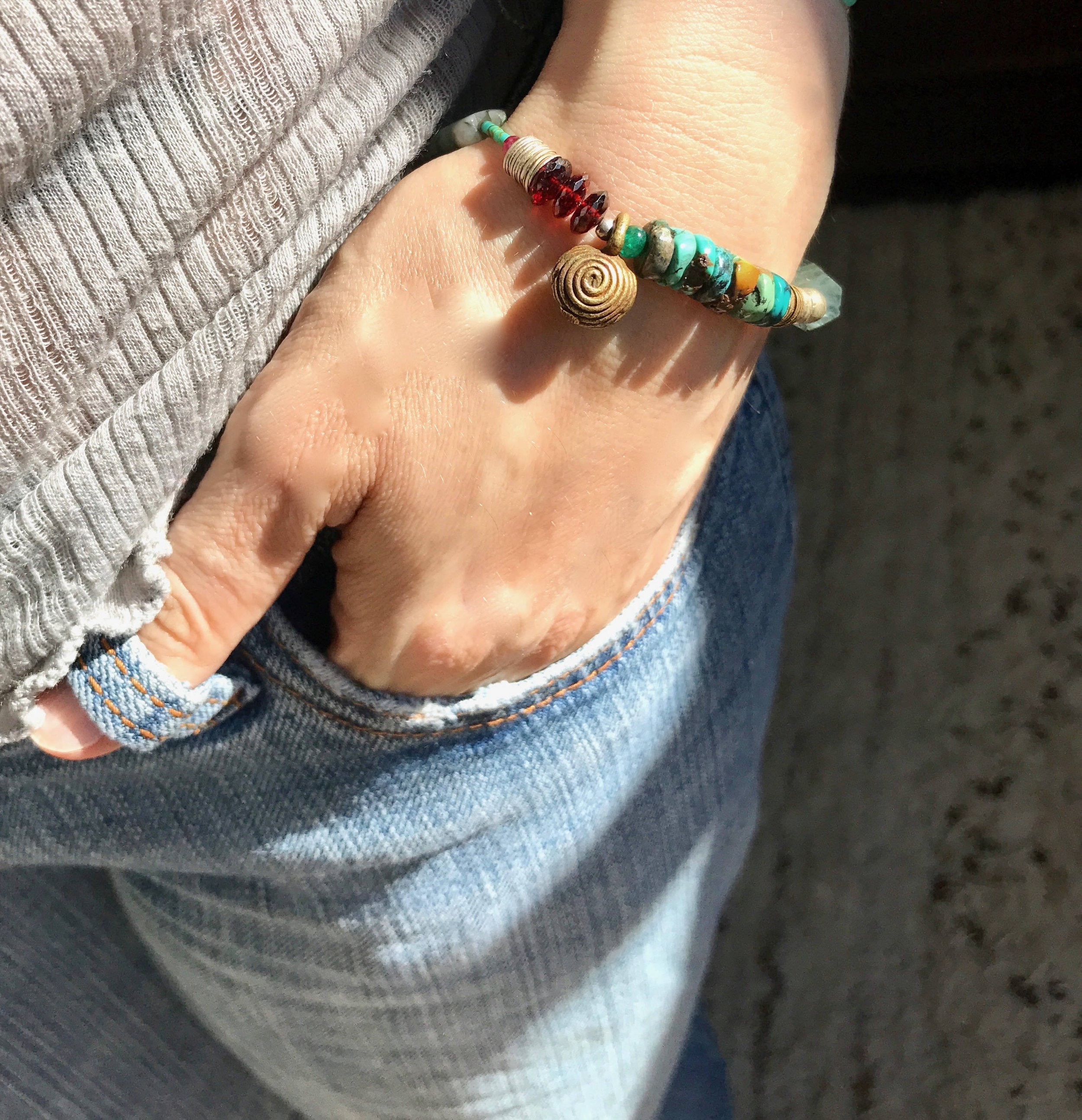 JULES Jeweled Bracelet On Hand