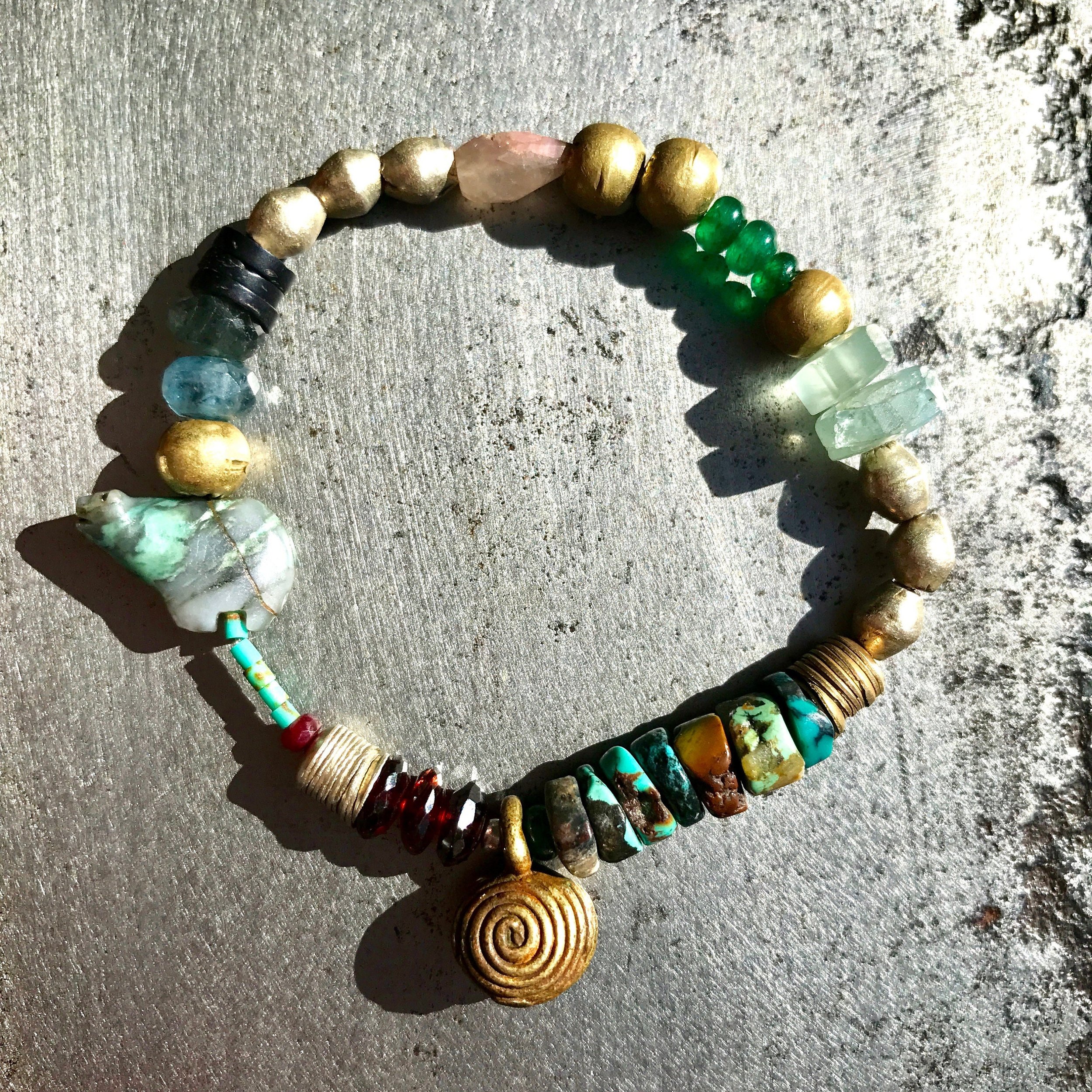 JULES Jeweled Bracelet Top View